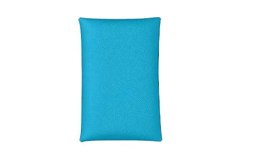 HERMES Madame Calfskin Card Holder Regular Women's 0F Florida Blue
