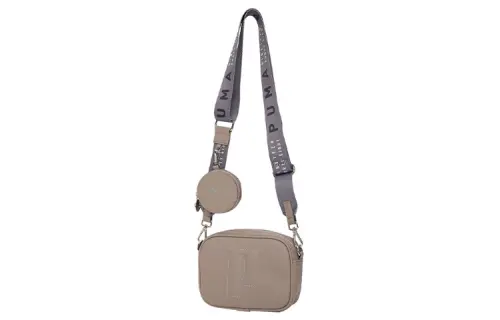 PUMA Nylon 2 in 1 Shoulder Bag, Crossbody Bag Regular Women's Gray