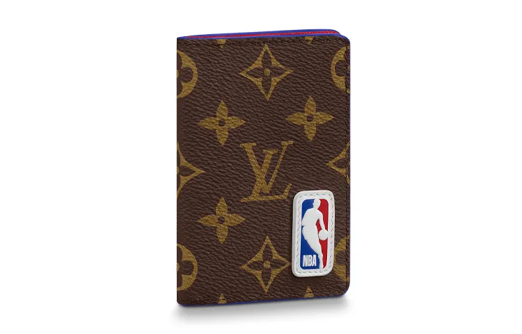 LOUIS VUITTON NBA Coated Canvas Wallet Men's Brown
