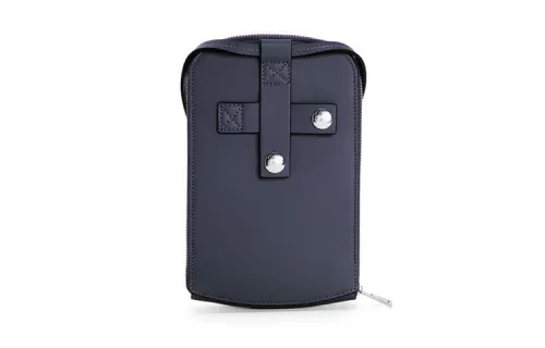 LOEWE Cow Leather Shoulder Bag, Crossbody Bag Men's Midnight Blue
