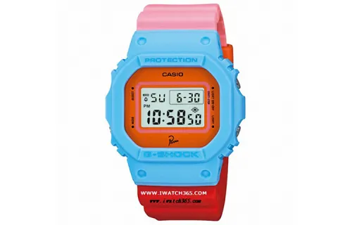 CASIO Men G-SQUAD Series Blue Watch DW-5600PR-4JR