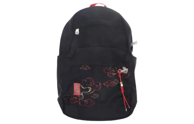 Li Ning China Li Ning Polyester Backpack Regular Unisex Black