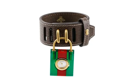 GUCCI Constance Wrist Watches Quartz Movement Resin Strap White Dial Unisex