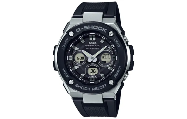 CASIO Men G-STEEL Series Black Watch GST-W300-1APR