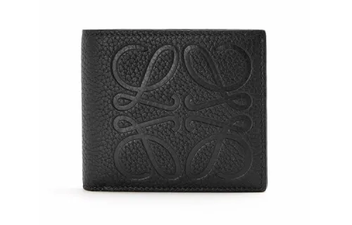 LOEWE Calfskin Wallet Regular Men's Black