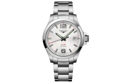 LONGINES Comcast V.H.P Series Quartz Movement 50m Waterproof Men's Watches Watch 41mm Silver Dial