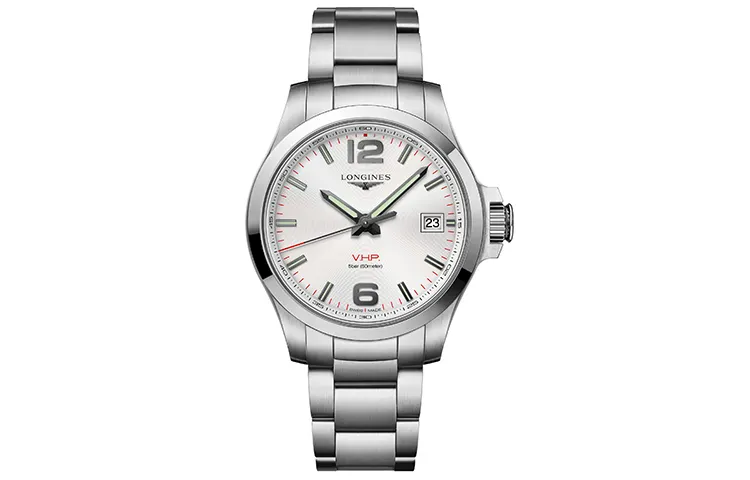 LONGINES Comcast V.H.P Series Quartz Movement 50m Waterproof Men's Watches Watch 41mm Silver Dial