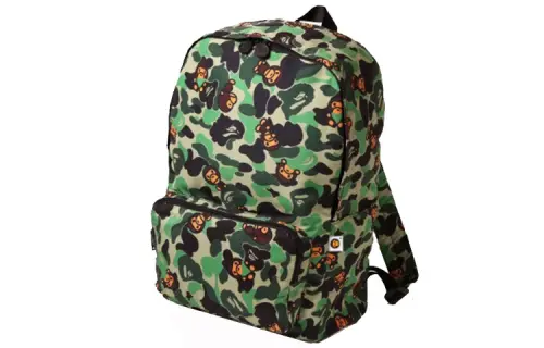 A BATHING APE Polyester Gym Bag Regular Unisex Green
