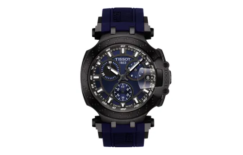 TISSOT Race Collection Quartz Movement 100m Waterproof Men's Watches Watch 43mm Blue Dial Stainless Steel Case