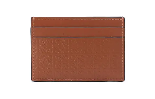 LOEWE With Cow Leather Card Holder Card Holder Women's Brown