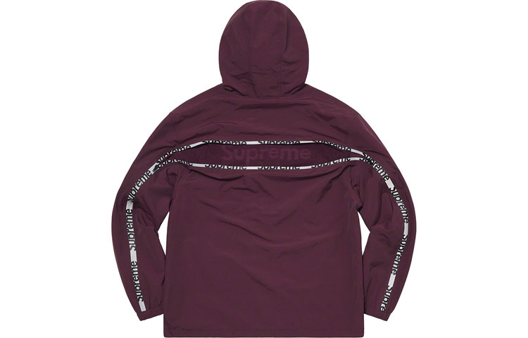 Куртка Supreme SS21 Reflective Zip Hooded Jacket (черная) — фото 3