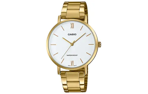 CASIO Women's Standard Series White Watch LTP-VT01G-7B