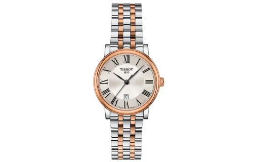 TISSOT Tissot, quartz waterproof women's watch, dial, watch strap stainless steel, quartz mechanism, 50meter, 30mm