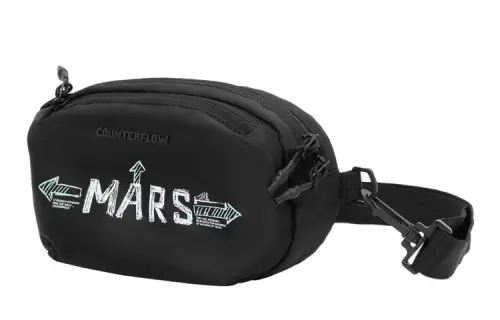 Li Ning Polyester Shoulder Bag, Crossbody Bag, Fanny Pack Regular Unisex Black