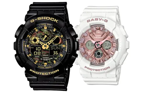 CASIO Unisex Pair Table Series Pink Watch
