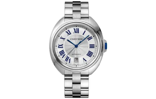 CARTIER Key Collection Automatic Mechanical Movement Men's Watches Watch 40mm White Dial Stainless Steel Case
