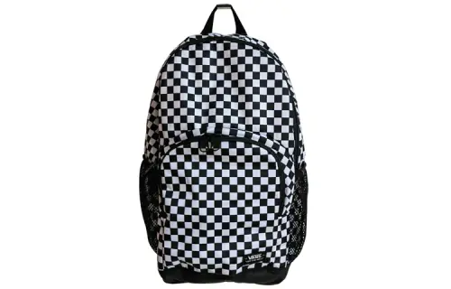 Vans Polyester With Canvas Backpack Unisex Black/White