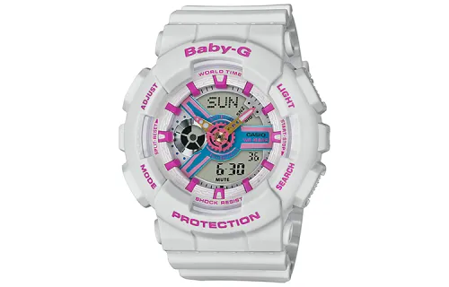 CASIO Women's BABY-G White Watch BA-110NR-8A