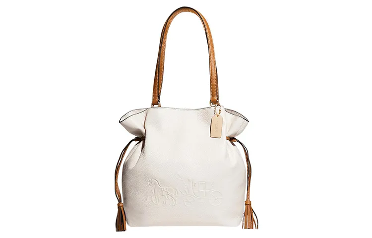 COACH Andy Refined Pebble Leather Handbag, Shoulder Bag Women's
