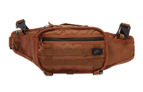 Nike Polyester Sling Bag Crossbody Bag Skateboard Fanny Pack Regular Unisex Earthy Orange