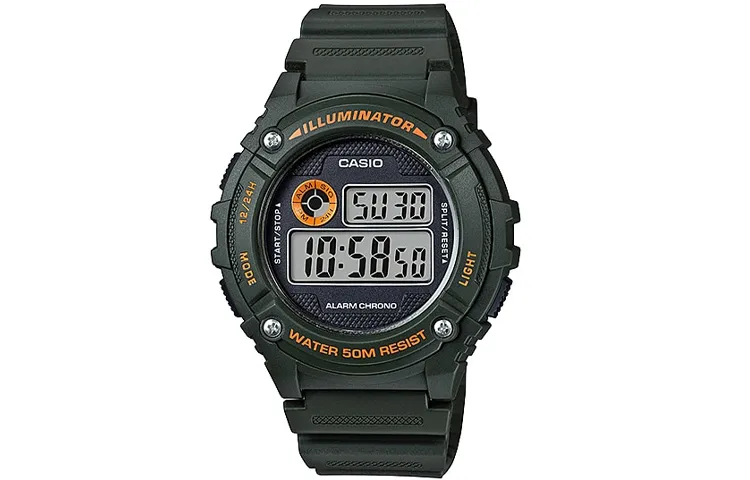 CASIO Men YOUTH Gray Watch W-216H-3BVDF