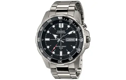 CASIO Men YOUTH 46.3mm Black Watch MTD-1079D-1A