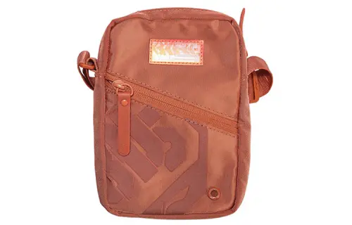 Li Ning Fabric Shoulder Bag, Crossbody Bag Regular Unisex Brick Red