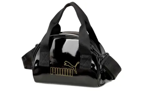 PUMA Artificial Leather One Shoulder Handbag, Crossbody Bag Regular Unisex Black
