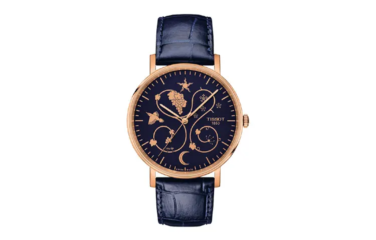 TISSOT Meishi Collection Quartz Movement 30m Waterproof Men's Watches Watch 38mm Blue Dial Stainless Steel Case