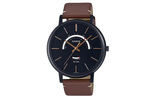 CASIO Men Standard Series 43mm Black Watch MTP-B105BL-1AV