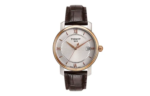 TISSOT Harbor Collection Quartz Movement 50m Waterproof Men's Watch 40mm White Dial Stainless Steel Case