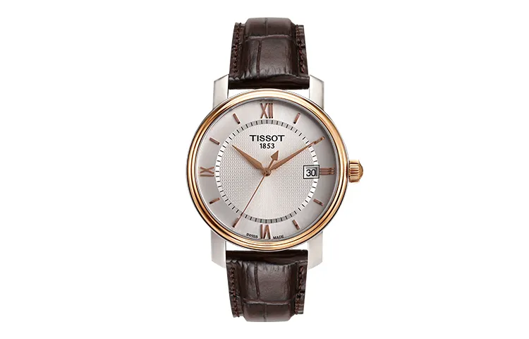 TISSOT Harbor Collection Quartz Movement 50m Waterproof Men's Watch 40mm White Dial Stainless Steel Case