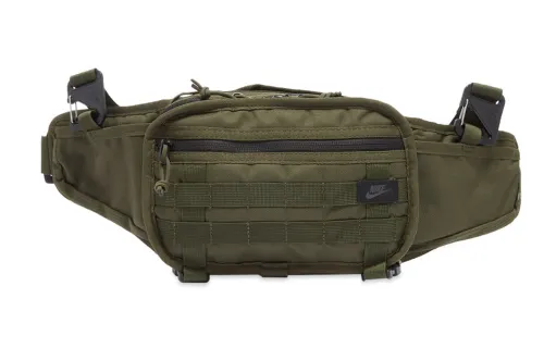 Nike Polyester Sling Bag, Crossbody Bag, Fanny Pack Unisex Army Green