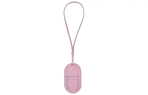 HERMES In The Loop Goatskin Pig Nose Women's Forest Purple/Heart Red