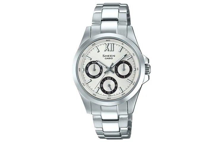 CASIO Women's SHEEN Silver Watch