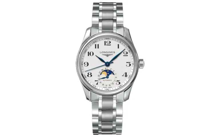 LONGINES Master Collection Automatic Mechanical Movement Women's Watch 34mm White Dial