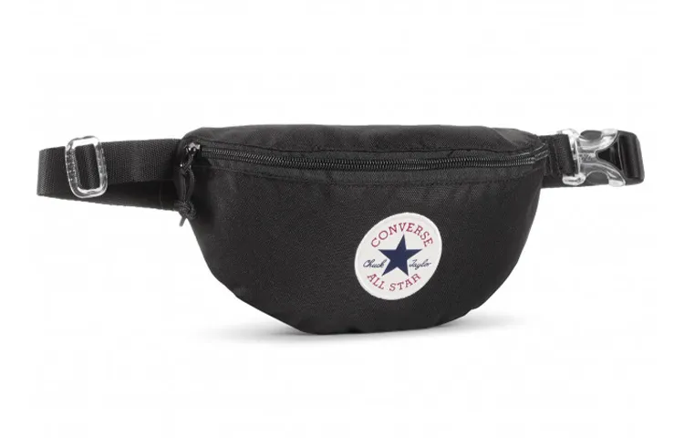 Converse Fabric Sling Bag, Fanny Pack Regular Unisex Black
