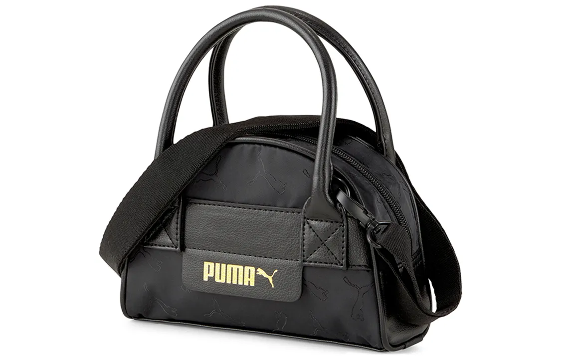 PUMA Fabric Handbag, Crossbody Bag, Shoulder Bag, Handbag Regular Unisex Pure Black