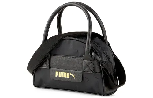 PUMA Fabric Handbag, Crossbody Bag, Shoulder Bag, Handbag Regular Unisex Pure Black