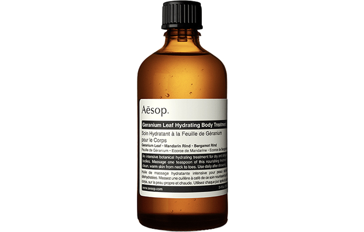 Aesop, essence with geranium, moisturizing fragrant oil, 100 ml