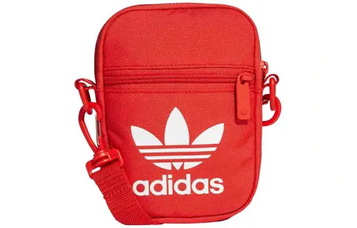 Adidas Originals Trefoil Polyester Crossbody Bag, Shoulder Bag Regular Unisex Red