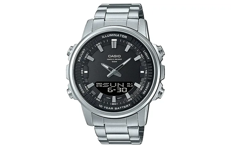 CASIO Men DRESS Black Watch AMW-880D-1AV