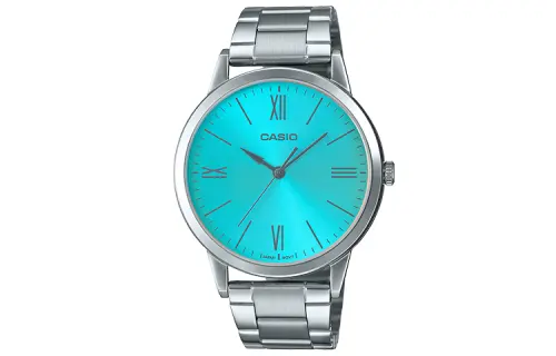 CASIO Women's Standard Series Blue Watch MTP-E600D-2B
