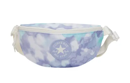 Converse Polyester Sling Bag, Crossbody Bag, Fanny Pack Unisex Light Blue Purple