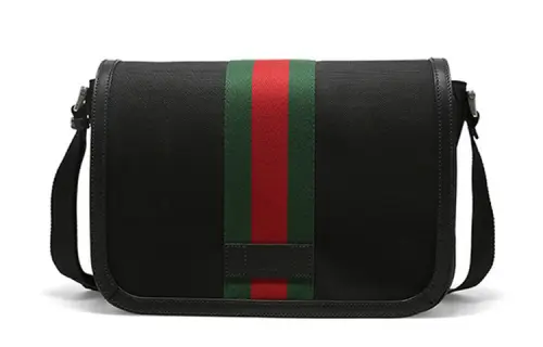 GUCCI Canvas Shoulder Bag, Crossbody Bag Men's Black