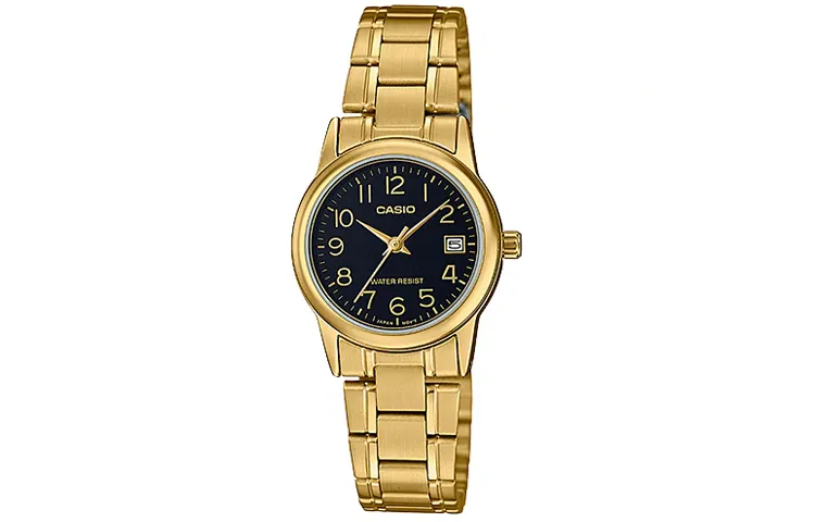 CASIO Women's Standard Series 31mm Black Watch LTP-V002G-1B