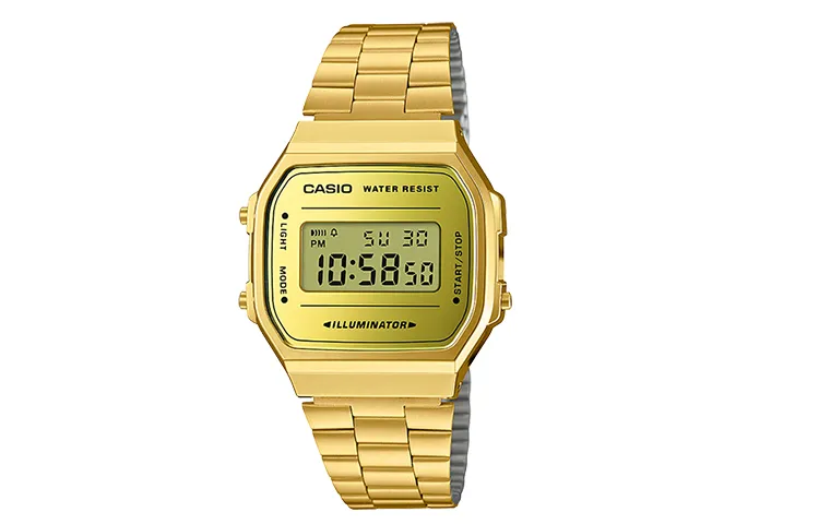 CASIO Men VINTAGE Series Gold Watch A168WEGM-9