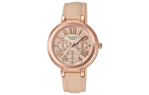 CASIO Women's SHEEN Gold Watch