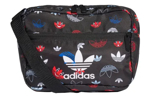 Adidas Originals Polyester Backpack, Crossbody Bag, Shoulder Bag Regular Unisex Black