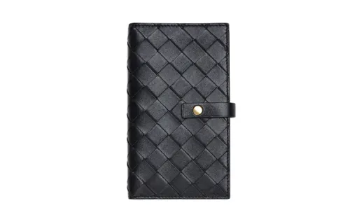 Bottega Veneta Sheepskin Cell Phone Pouch Women's Black